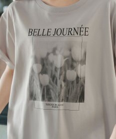 Tiaclasse L 【おのののかさん着用】「サマケア」グラフィックプリントTシャツ