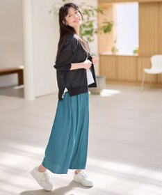 ANY L 【洗濯機可/接触冷感/アンチピリング】シアーニットVネックカーディガン