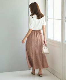 Feroux フラワーモチーフプリント スカート