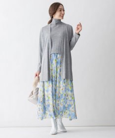 自由区 L 【洗える】カシミヤシルクブレンド タートルネックニット (検索番号:JJ47)