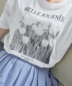 Tiaclasse L 【おのののかさん着用】「サマケア」グラフィックプリントTシャツ