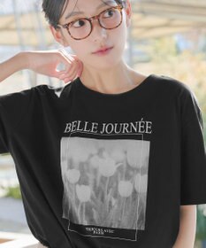 Tiaclasse L 【おのののかさん着用】「サマケア」グラフィックプリントTシャツ