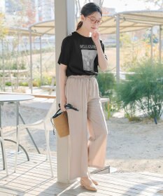 Tiaclasse L 【おのののかさん着用】「サマケア」グラフィックプリントTシャツ