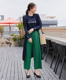 Tiaclasse 【日本製・洗える・接触冷感・吸水速乾・UVカット】サーラドライ・ワイドパンツ