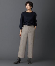 J.PRESS LADIES L 【イージーケア】ウールスムースジャージー カットソー