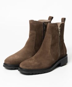 BONTRE 【UNISA/ウニサ】サイドジップショートブーツ