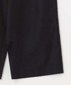 UNFILO 【洗える】リネンミックスツイル ワイドパンツ