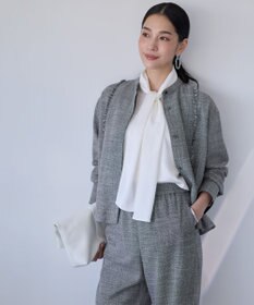 ICB L ライトスラブツイード シャツジャケット