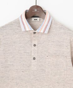 JOSEPH ABBOUD 【リネン素材/吸水速乾/日本素材】リネンハニカム ダディ ポロシャツ