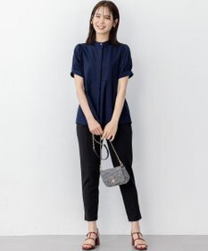 組曲 プレーティング天竺5分袖 カットソー