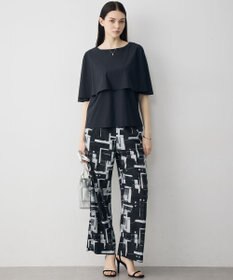 ICB L 【WEB限定カラーあり】マットスキューバ ケープデザインカットソー