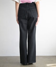 坪田あさみさんコラボ＞SALUU サルーノアール /デニムパンツ ブラック