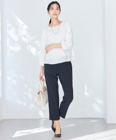 ANY SIS 【洗える】レイヤードレース ブラウス