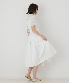 GRACE CONTINENTAL レースドッキングフレアワンピース