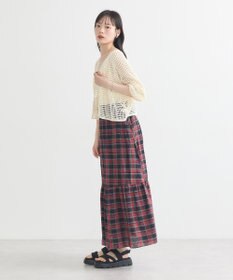 earth music&ecology ＳＥＴ２点メッシュニットカーディガン＋ビスチェ