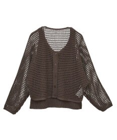 earth music&ecology ＳＥＴ２点メッシュニットカーディガン＋ビスチェ