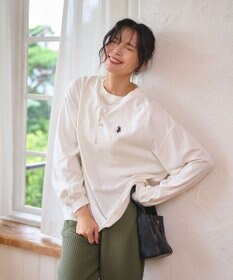 WEGO USPOLOだぼそでカラーロンT