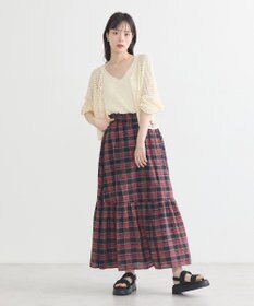 earth music&ecology ＳＥＴ２点メッシュニットカーディガン＋ビスチェ