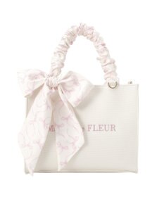 Maison de FLEUR スカーフ付きギャザーハンドル２Ｗａｙバッグ