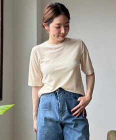 UNFILO ストレッチ ベロアＴシャツ