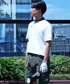 PW CIRCULUS 【UVカット / 吸水速乾 / 伸縮性抜群】【MEN】バックメッシュ切り替えモックT