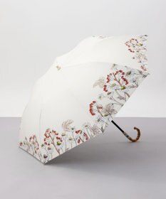 AURORA JILL STUART（ジル スチュアート） ボタニカルプリント晴雨兼用傘（二 つ折り傘・トップフラット）