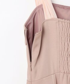 Feroux シアーリボンショルダー ジャンパースカート