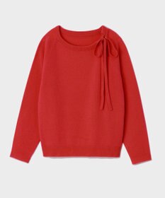 GRACE CONTINENTAL ボウタイカシミヤトップ