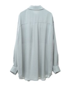 Green Parks ・ＳＵＧＡＲ　ＳＰＯＯＮ　サテンオーバーシャツチュニック