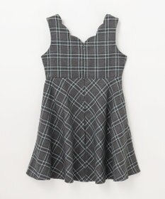 ANY KIDS チェック柄 ジャンパースカート