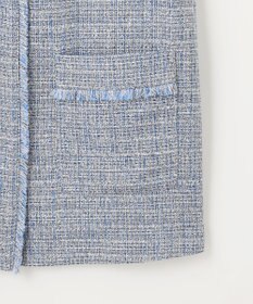 自由区 【カタログ掲載・セットアップ対応】ライトミックスツイード ジレ