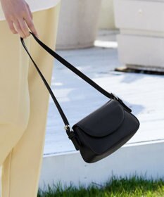 Tiaclasse 【安田美沙子さん着用・2TYPE肩紐/ショルダー&斜め掛け】フラップミニバッグ