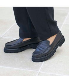 ing <ing>タンクソールモカデザインローファー