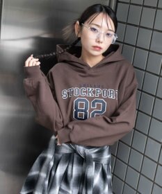 WEGO ロゴショートプルパーカー