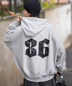 WEGO 【ユニセックス着用ITEM】グラフィックバルーンクロップドプルパーカー