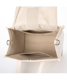 UNBILLION カシュカシュ cachecache / ハート柄レーススクエア2wayトート