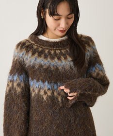 CRAFT STANDARD BOUTIQUE ノルディック起毛ニットプルオーバー