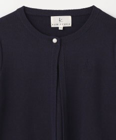 組曲 KIDS 【150-160cm】ラウンドカラー ニットジャケット