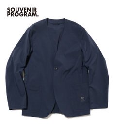J.PRESS MEN 【J.PRESS ORIGINALS】【UNISEX】Nylon Polyurethane Dray Stretch No Collar Jacket