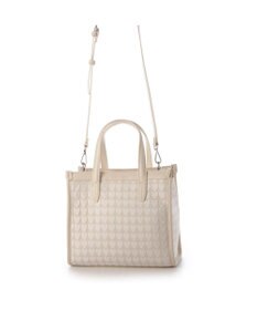 UNBILLION カシュカシュ cachecache / ハート柄レーススクエア2wayトート