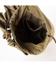 UNBILLION cachecache フリルハンドルラフィアバケツバッグ