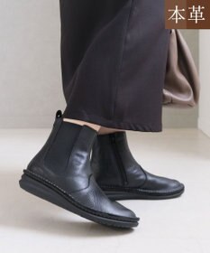 Pointer 本革軽量サイドゴアステッチショートブーツ