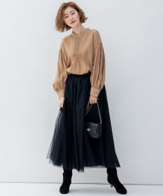 23区 S 【洗える】ソフトチュール スカート