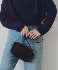 Tiaclasse 【安田美沙子さん着用・2TYPE肩紐/ショルダー&斜め掛け】フラップミニバッグ