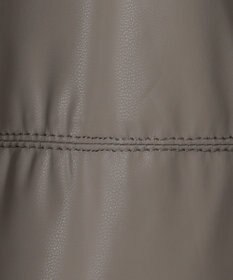 組曲 レザーライクライト タックギャザースカート