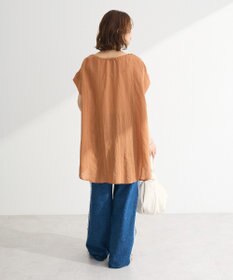 Green Parks ドロストネックフレンチスリーブブラウス