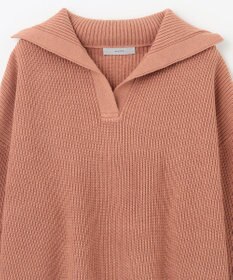 ANY ウールブレンドスキッパーネックニット