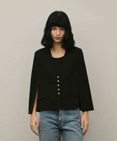 GRACE CONTINENTAL トリアセケープスリーブジャケット