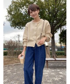 Green Parks クルーネックカーディガン