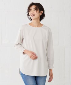 J.PRESS LADIES ベーシックジャージー ロングTシャツ カットソー